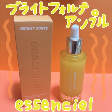 Bright Forte Ampoule/essenciel/美容液を使ったクチコミ(1枚目)