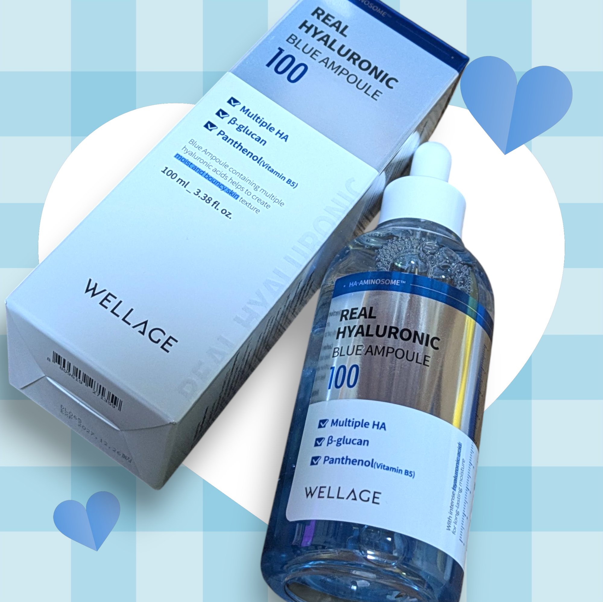 ウェラージュ リアルヒアルロニックブルーアンプルマスク/Wellage/シートマスク・パックを使ったクチコミ（3枚目）