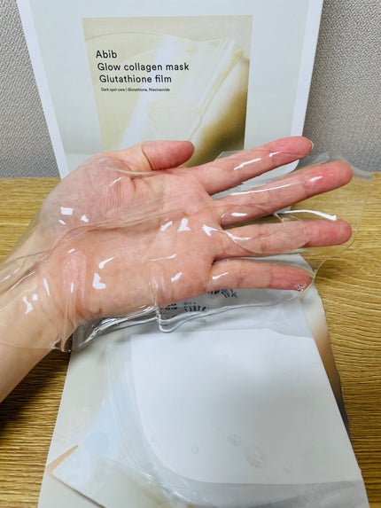グルタチオンフィルムコラーゲンマスク/Abib /シートマスク・パックを使ったクチコミ(2枚目)