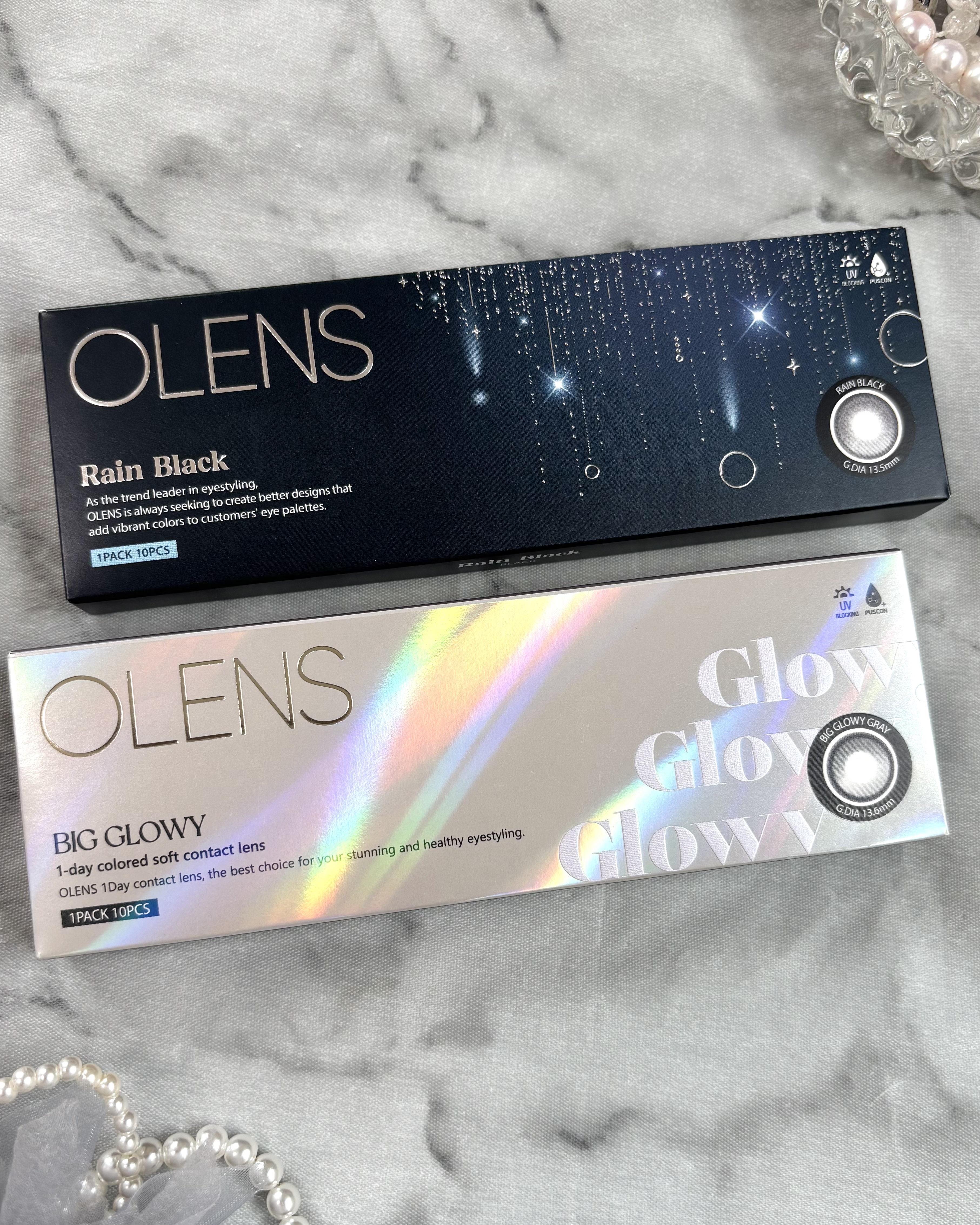 Rain 1day/OLENS/ワンデー（１DAY）カラコンを使ったクチコミ（2枚目）