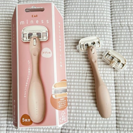 miness ボディ用カミソリ 替刃2個付/貝印/シェーバーを使ったクチコミ(2枚目)