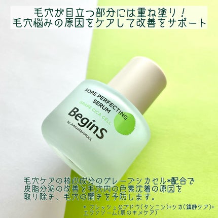 Pore Perfecting Serum/BeginS by JUNGSAEMMOOL/美容液を使ったクチコミ(2枚目)