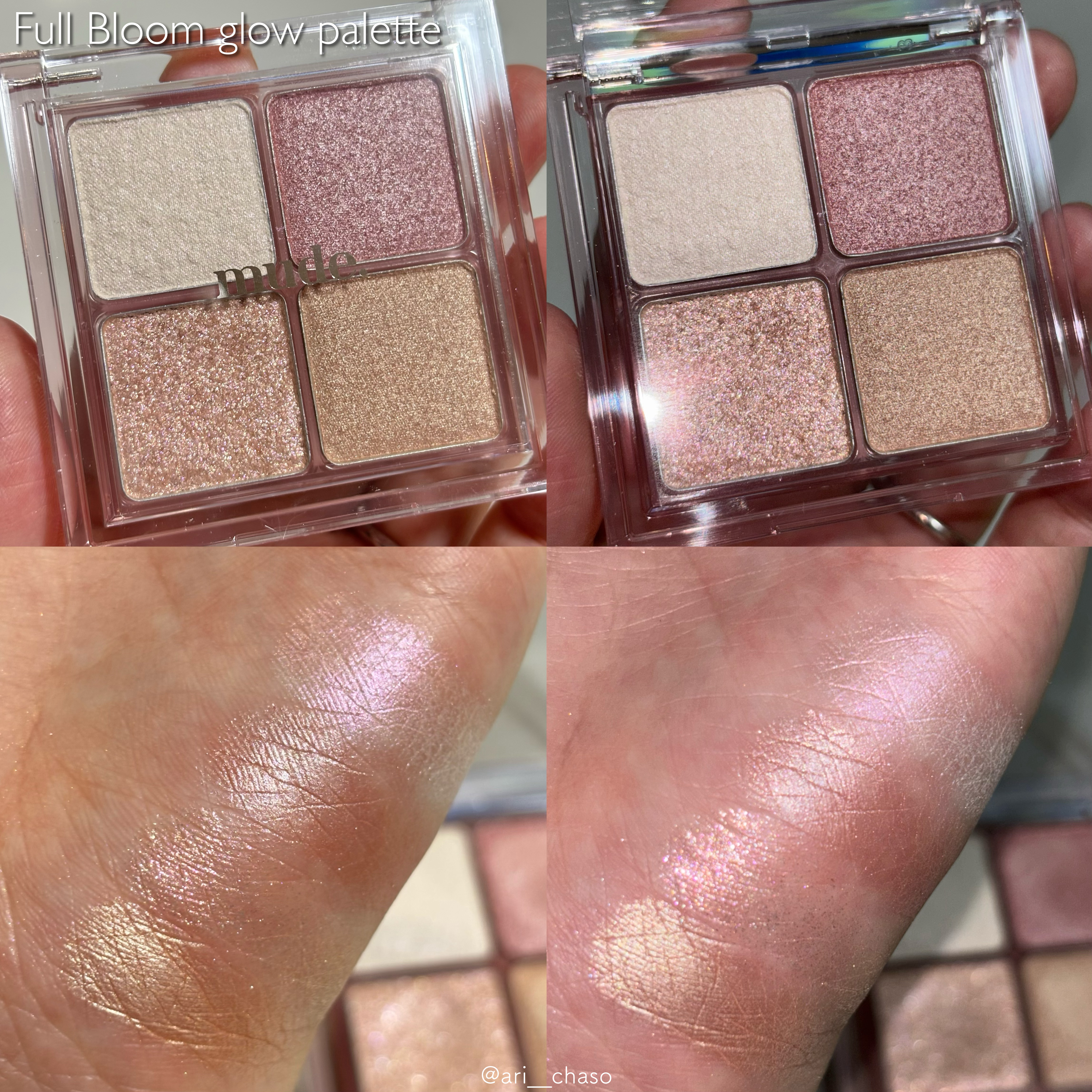 フルブルームブロウパレット/mude./アイシャドウパレットを使ったクチコミ（3枚目）