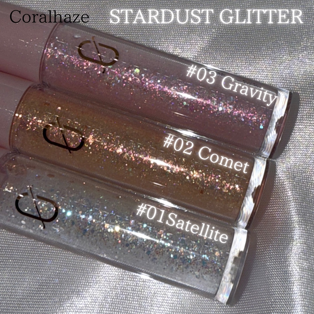 STARDUST GLITTER/Coralhaze/ジェル・クリームアイシャドウを使ったクチコミ（2枚目）