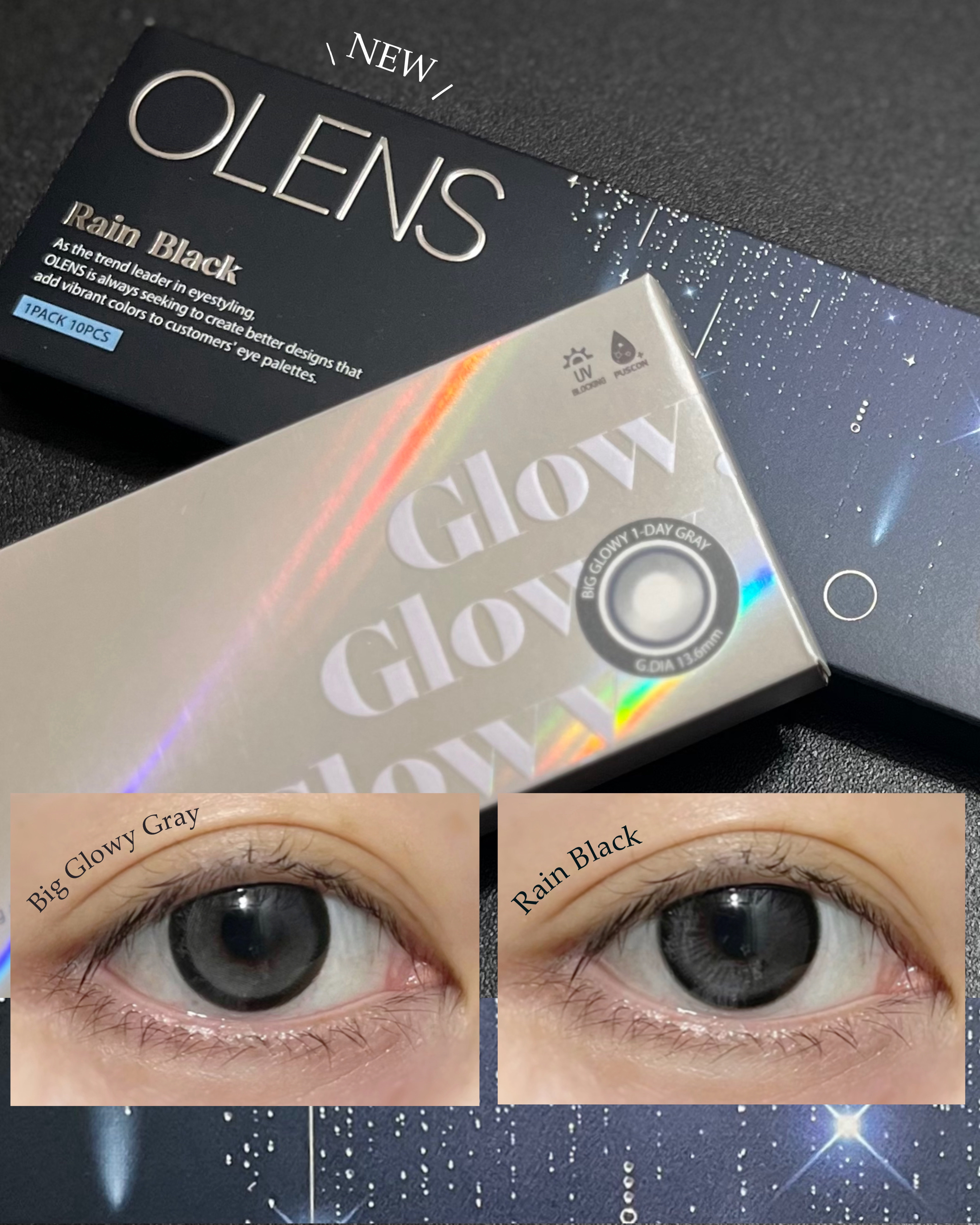 Big Glowy 1day/OLENS/ワンデー（１DAY）カラコンを使ったクチコミ（1枚目）