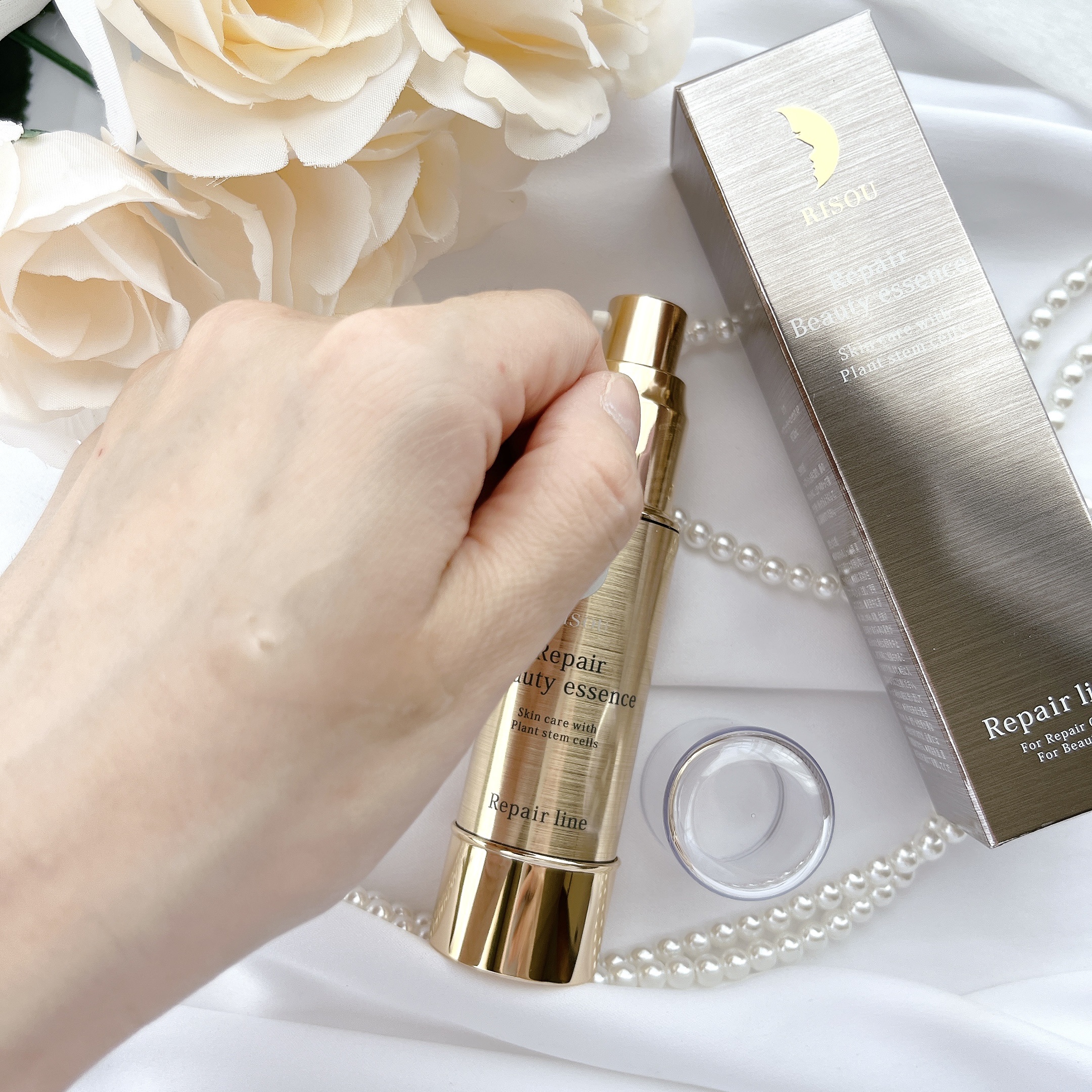 リソウ リペアビューティーエッセンス AP/リソウコーポレーション/美容液を使ったクチコミ（3枚目）