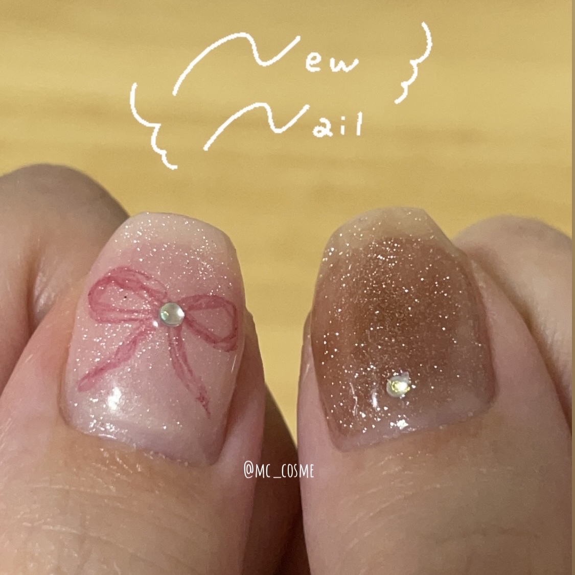 ジェルネイル（ライト対応）/セリア/ジェルネイルを使ったクチコミ（2枚目）