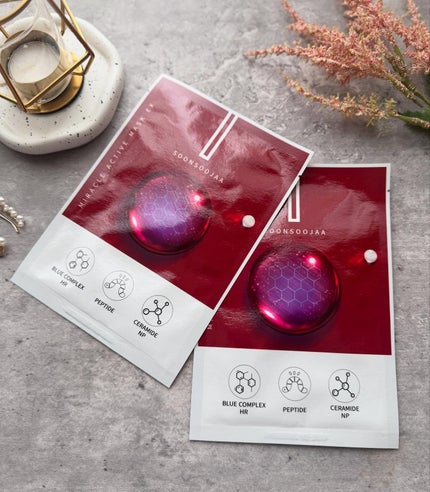 Soonsoojaa フェイスマスク ミミズペプチド ミラクルアクティブマスク/soonsoojaa/シートマスク・パックを使ったクチコミ(4枚目)