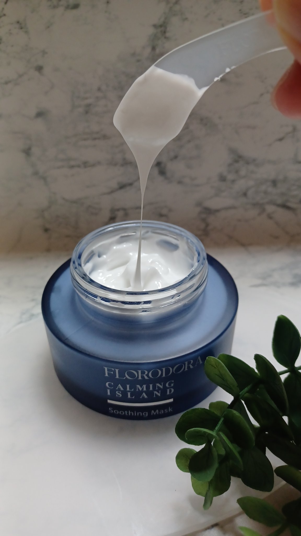 フローロドラ カーミングアイランドスージングマスク/Florodora/フェイスクリームを使ったクチコミ（3枚目）