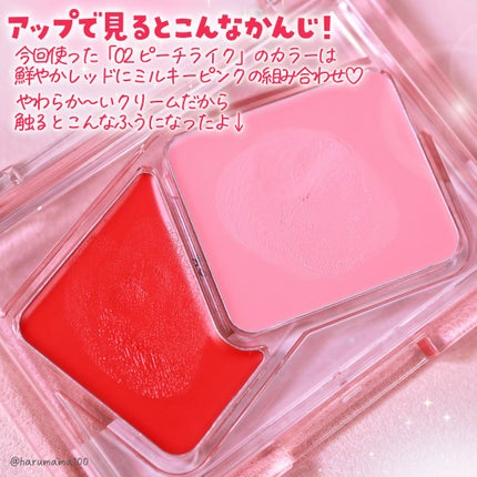 Soft Fitting Cream Blusher/フォレンコス/ジェル・クリームチークを使ったクチコミ(3枚目)