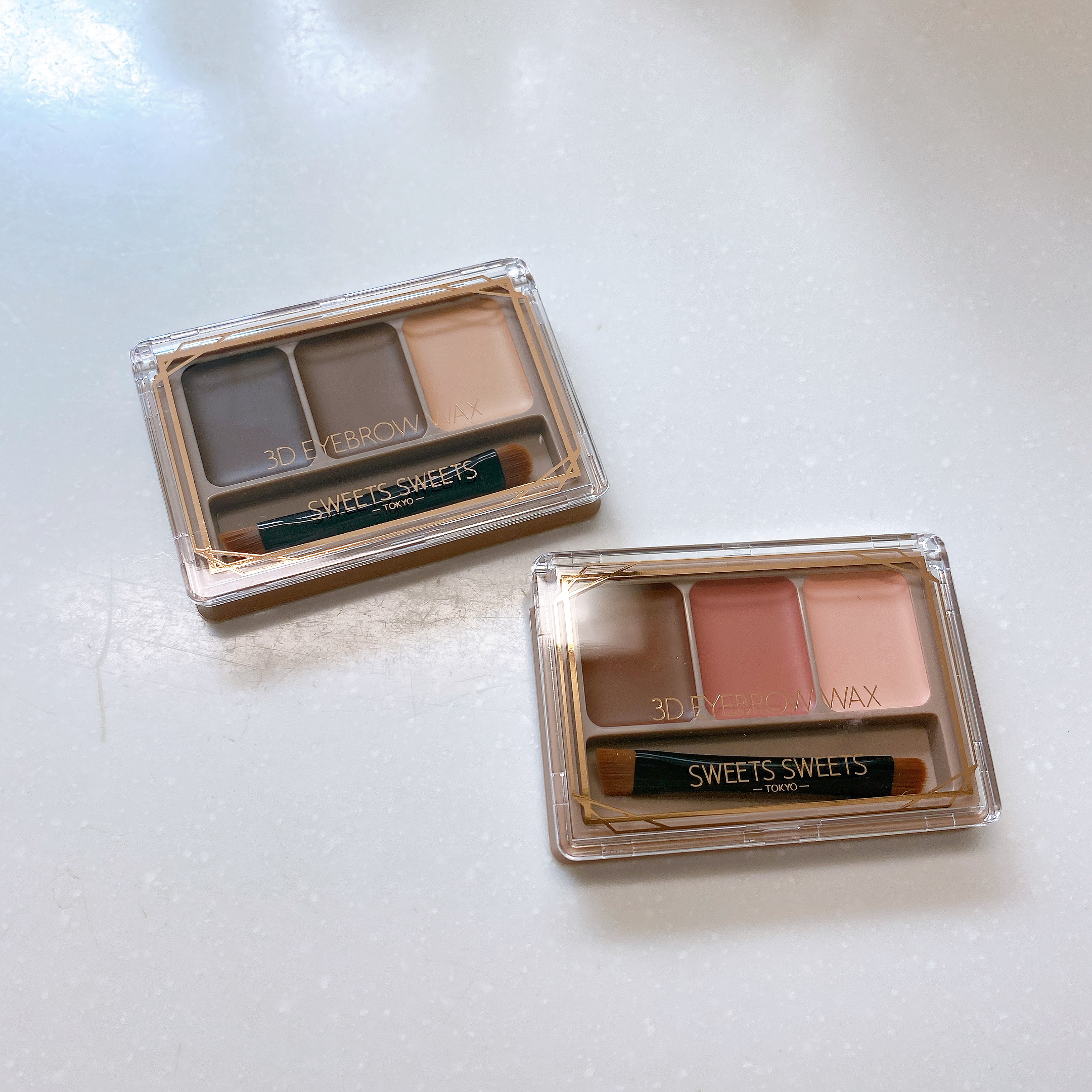3Dアイブロウワックス/スウィーツ スウィーツ/パウダーアイブロウを使ったクチコミ（1枚目）