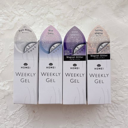 HOMEI ウィークリージェル/HOMEI/ジェルネイルを使ったクチコミ(5枚目)