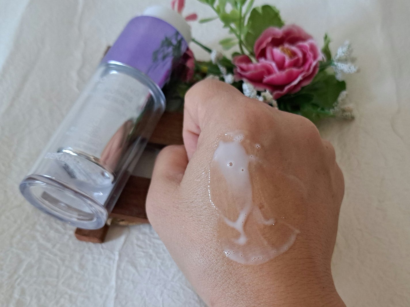 SOOTHING REPAIR TONING SERUM R4/ダーマファーム/美容液を使ったクチコミ(4枚目)