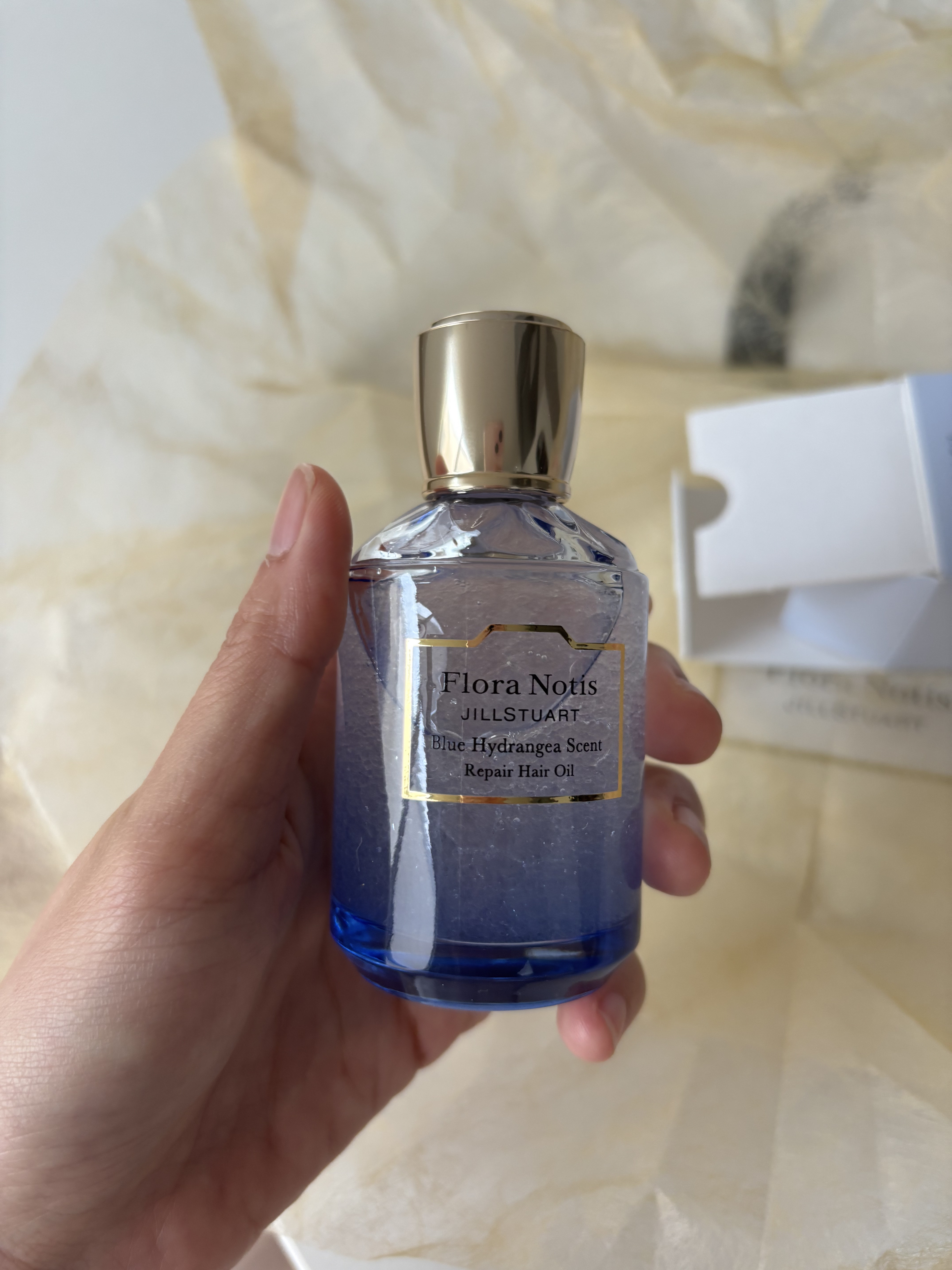 ブルーハイドレンジア リペアヘアオイル/Flora Notis JILL STUART/ヘアオイルを使ったクチコミ（3枚目）