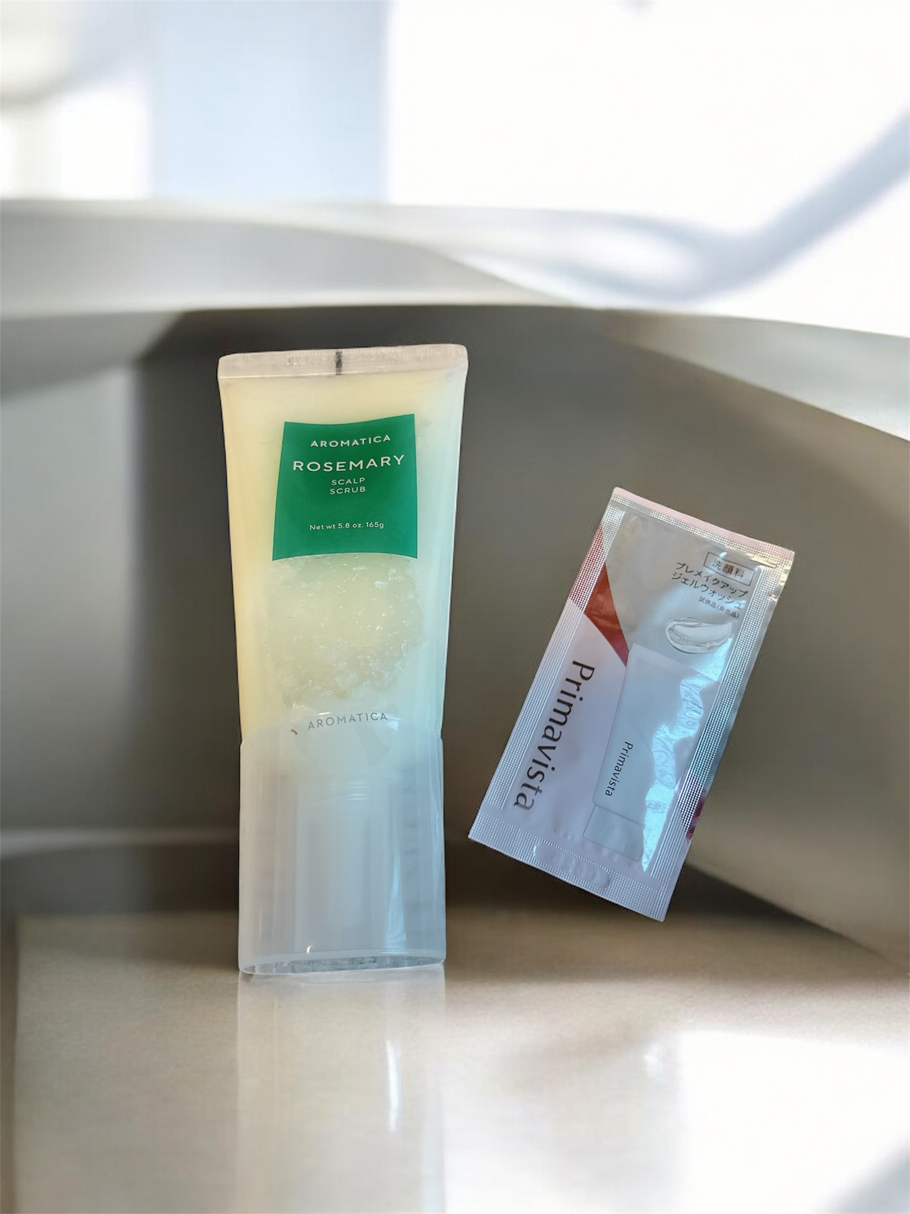 ローズマリー スカルプ スクラブ/AROMATICA/ヘッドスクラブを使ったクチコミ（3枚目）