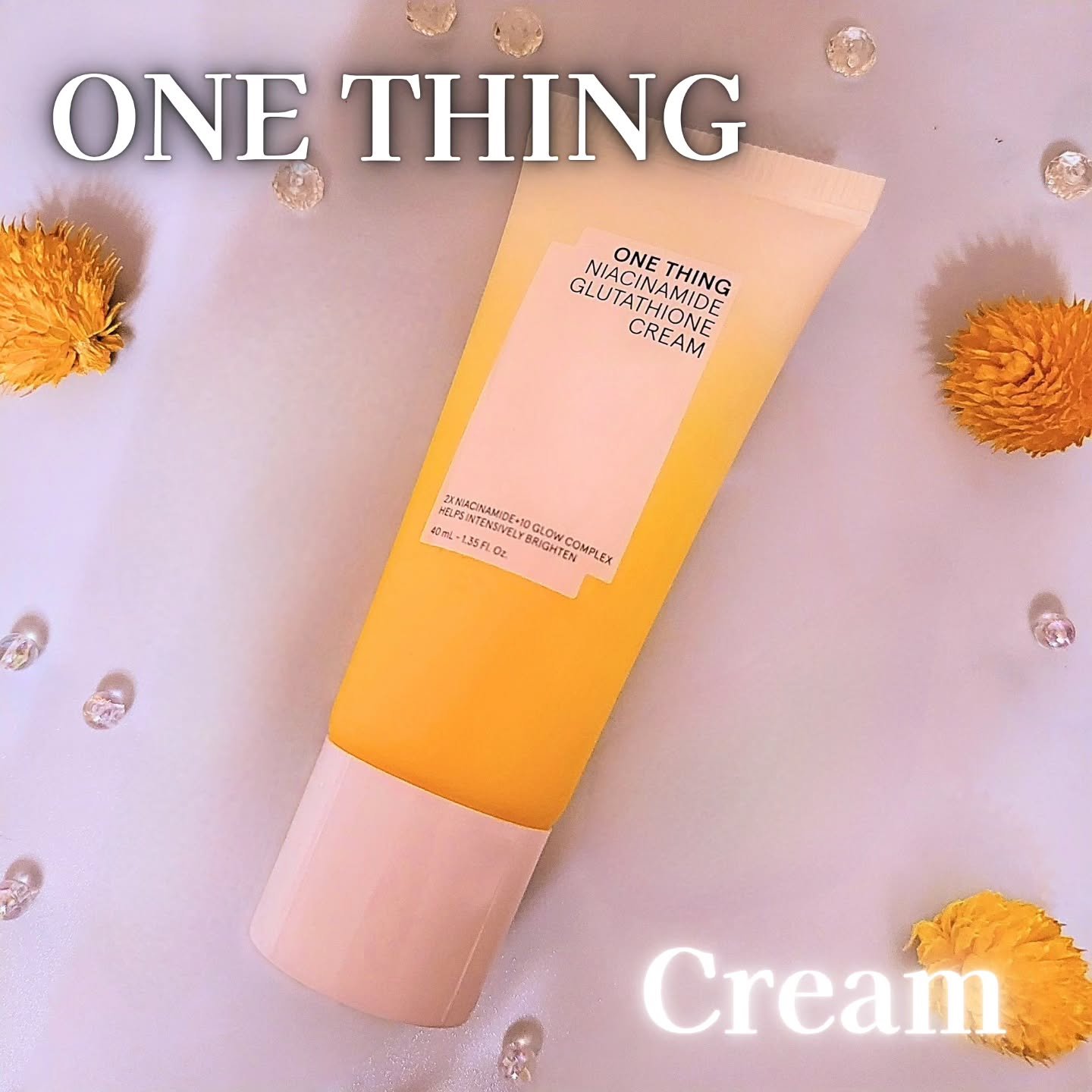 ナイアシンアミド グルタチオン クリーム/ONE THING/フェイスクリームを使ったクチコミ（1枚目）