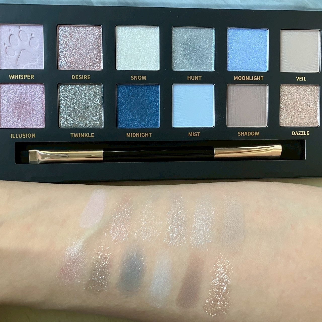 エクスプローラ12色 動物アイシャドウパレット/PERFECT DIARY/アイシャドウパレットを使ったクチコミ(2枚目)