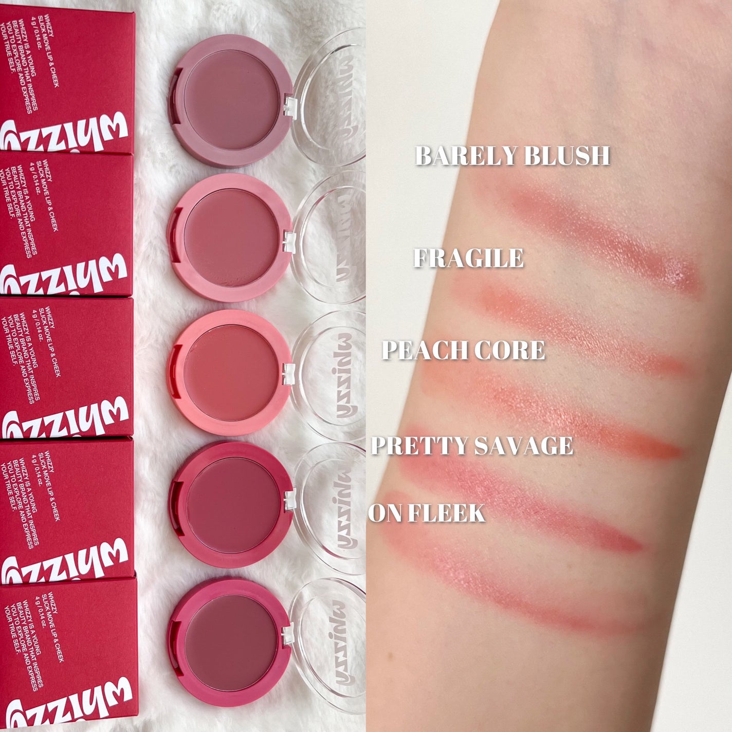 SLICK MOVE LIP&CHEEK/WHIZZY/ジェル・クリームチークを使ったクチコミ(2枚目)