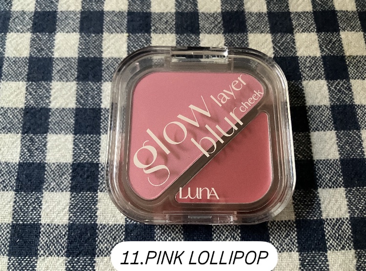 グローレイヤーブラーチーク 11 ピンクロリポップ/LUNA/パウダーチークを使ったクチコミ（3枚目）