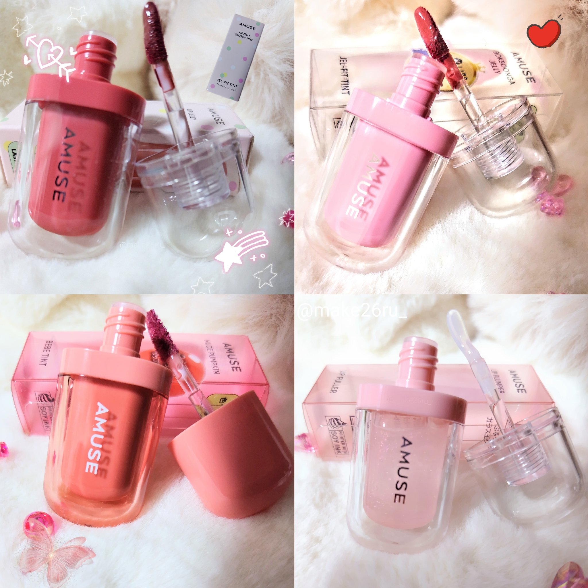 ジェルフィットティント/AMUSE/リップティントを使ったクチコミ（3枚目）