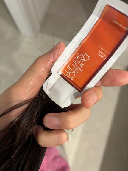 パーフェクトセラム オリジナルセラム/miseenscene/アウトバストリートメントを使ったクチコミ(4枚目)