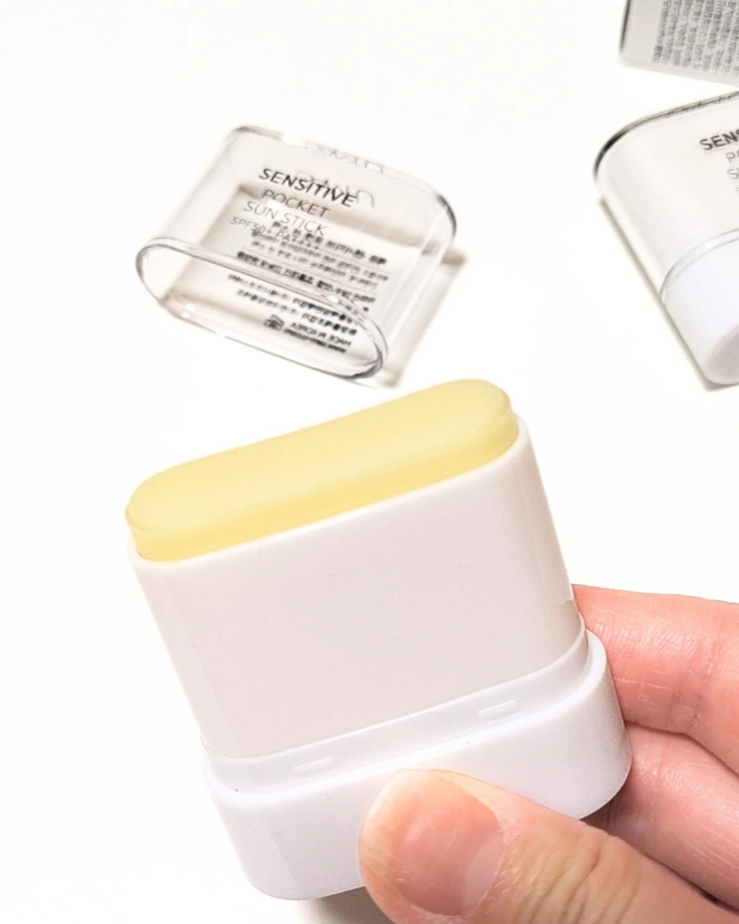 センシティブポケットサンスティック/SAM'U/日焼け止めスティックを使ったクチコミ（3枚目）