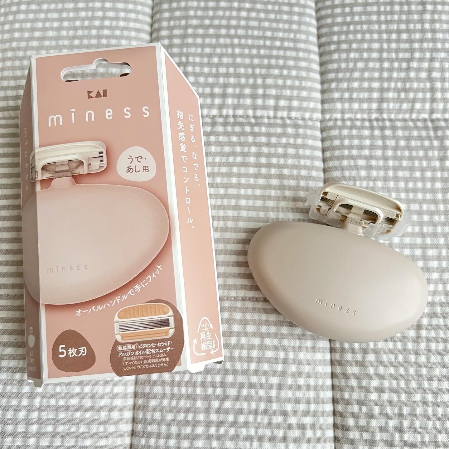 miness ボディ用カミソリ 替刃2個付/貝印/シェーバーを使ったクチコミ（3枚目）