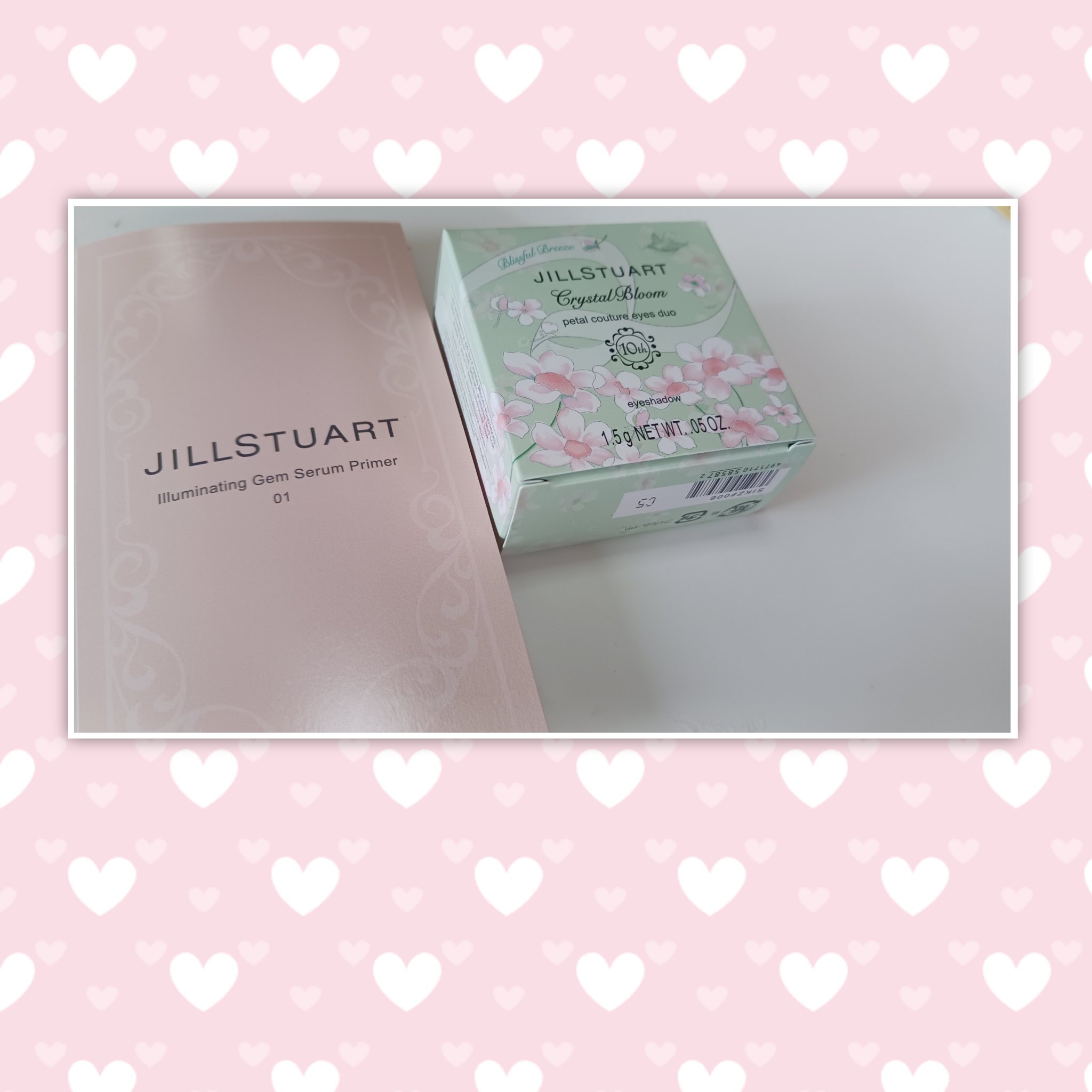 ジルスチュアート クリスタルブルーム ペタルクチュールアイズ デュオ/JILL STUART/アイシャドウパレットを使ったクチコミ（1枚目）