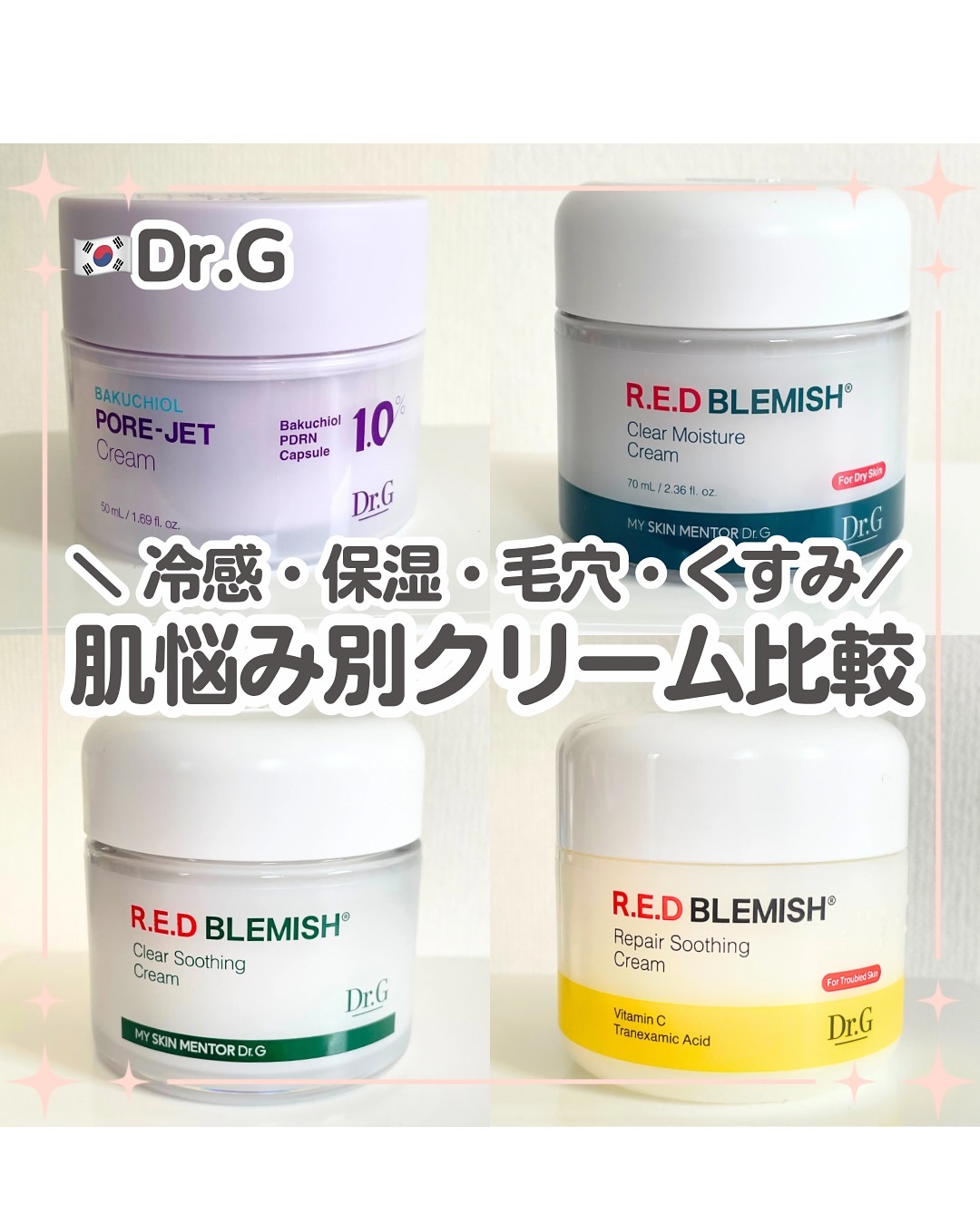 レッドブレミッシュ クリアスージングクリーム/Dr.G/フェイスクリームを使ったクチコミ（1枚目）