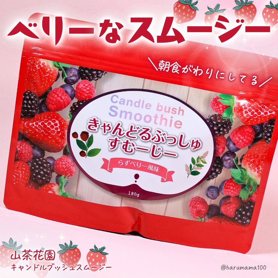キャンドルブッシュスムージー/山茶花園/スムージーを使ったクチコミ（1枚目）