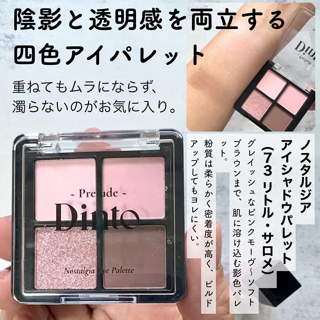 プレリュード・ディント ノスタルジア アイシャドウパレット/Dinto/アイシャドウパレットを使ったクチコミ（2枚目）
