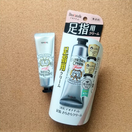 薬用足指さらさらクリーム/デオナチュレ/デオドラント・制汗剤を使ったクチコミ(1枚目)