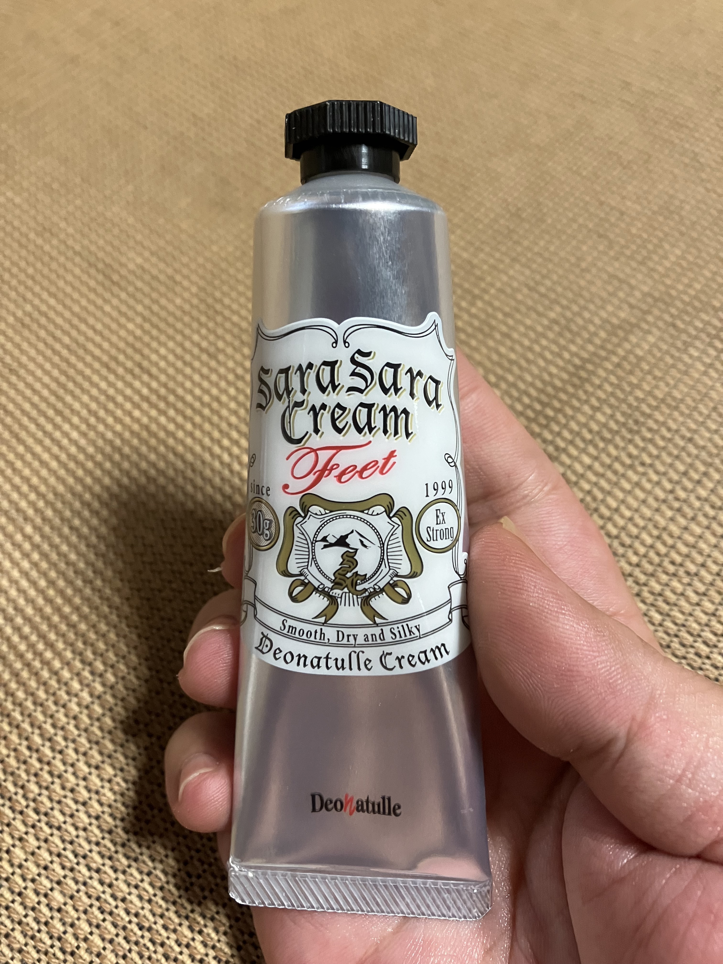 薬用足指さらさらクリーム/デオナチュレ/デオドラント・制汗剤を使ったクチコミ（3枚目）