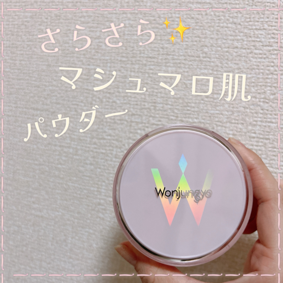 フィクシングブラーパウダー　N  01 プレーンピンク/Wonjungyo/ルースパウダーを使ったクチコミ（1枚目）