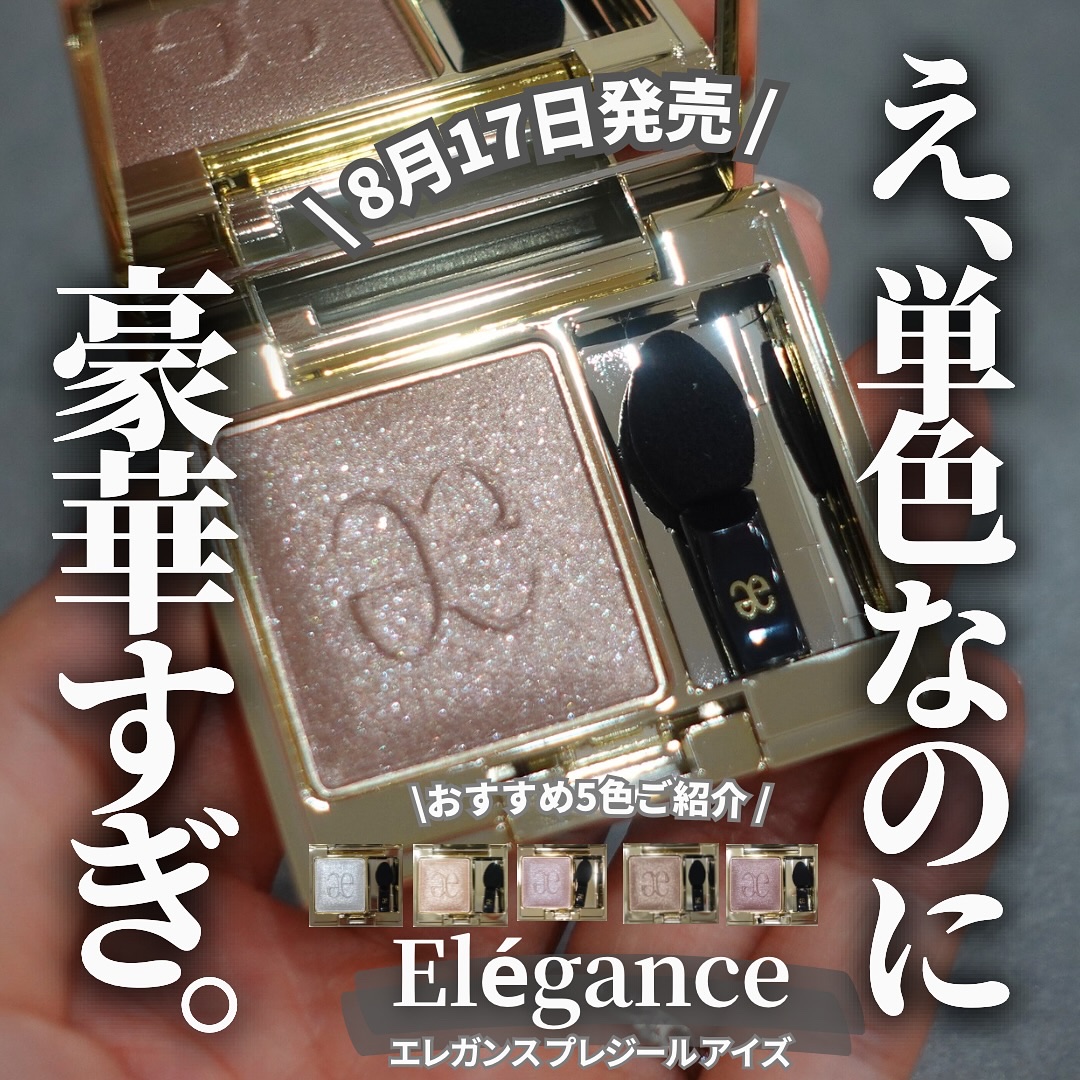 エレガンス プレジール アイズ 10 ディープブラウン/Elégance/単色アイシャドウを使ったクチコミ（1枚目）