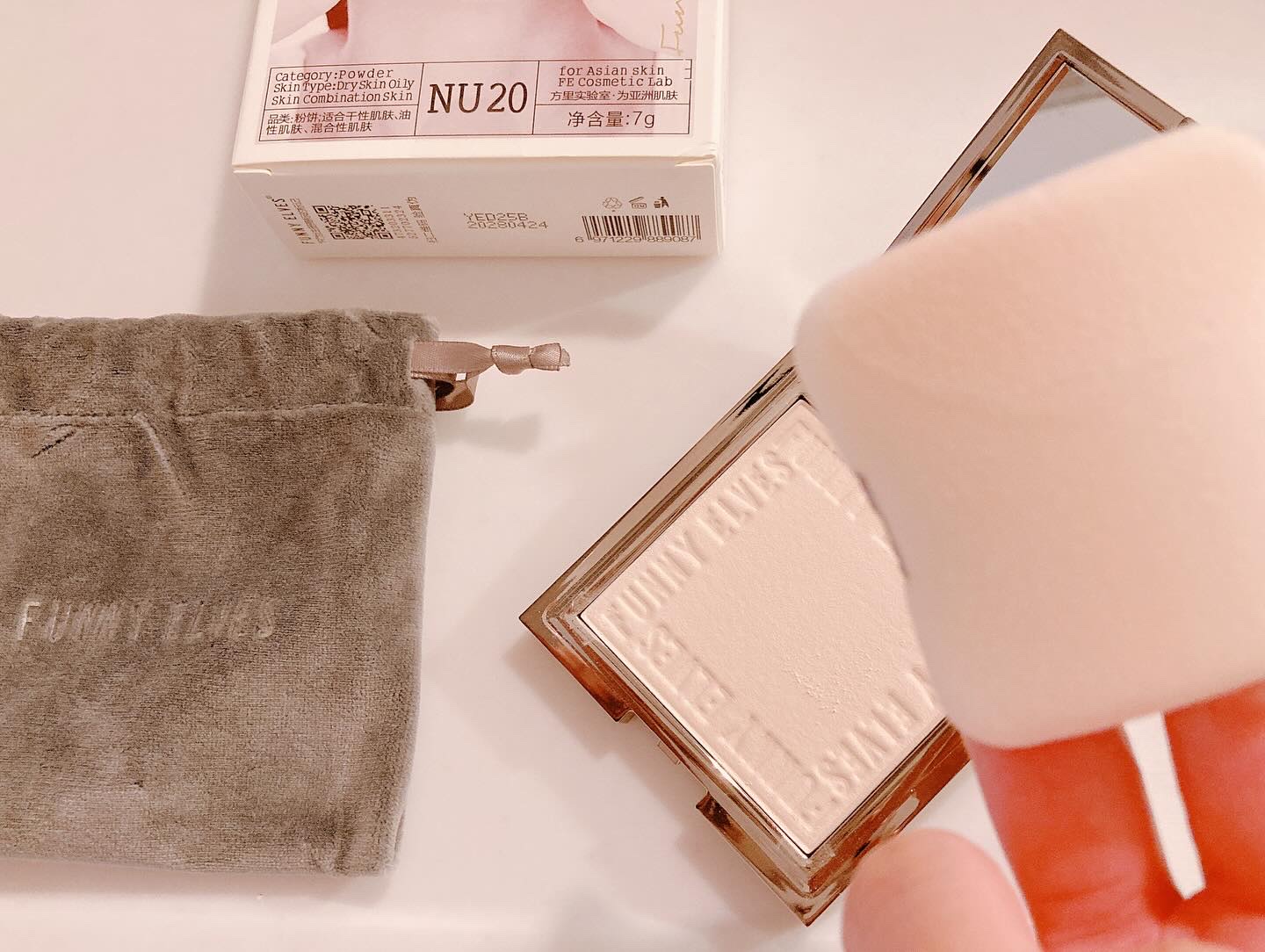 ソフトマットプレストパウダー NU20/FUNNY ELVES方里/プレストパウダーを使ったクチコミ（3枚目）