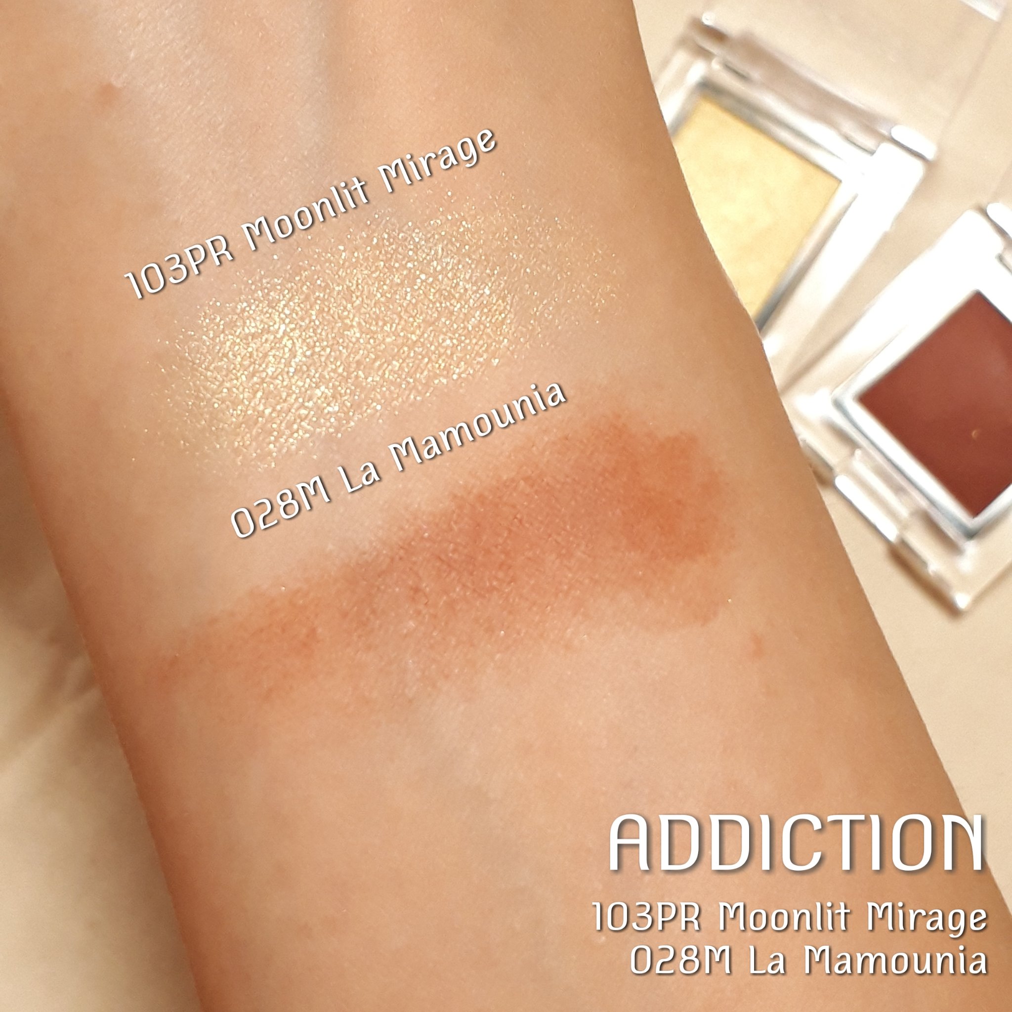 アディクション ザ アイシャドウ マット/ADDICTION/単色アイシャドウを使ったクチコミ（2枚目）