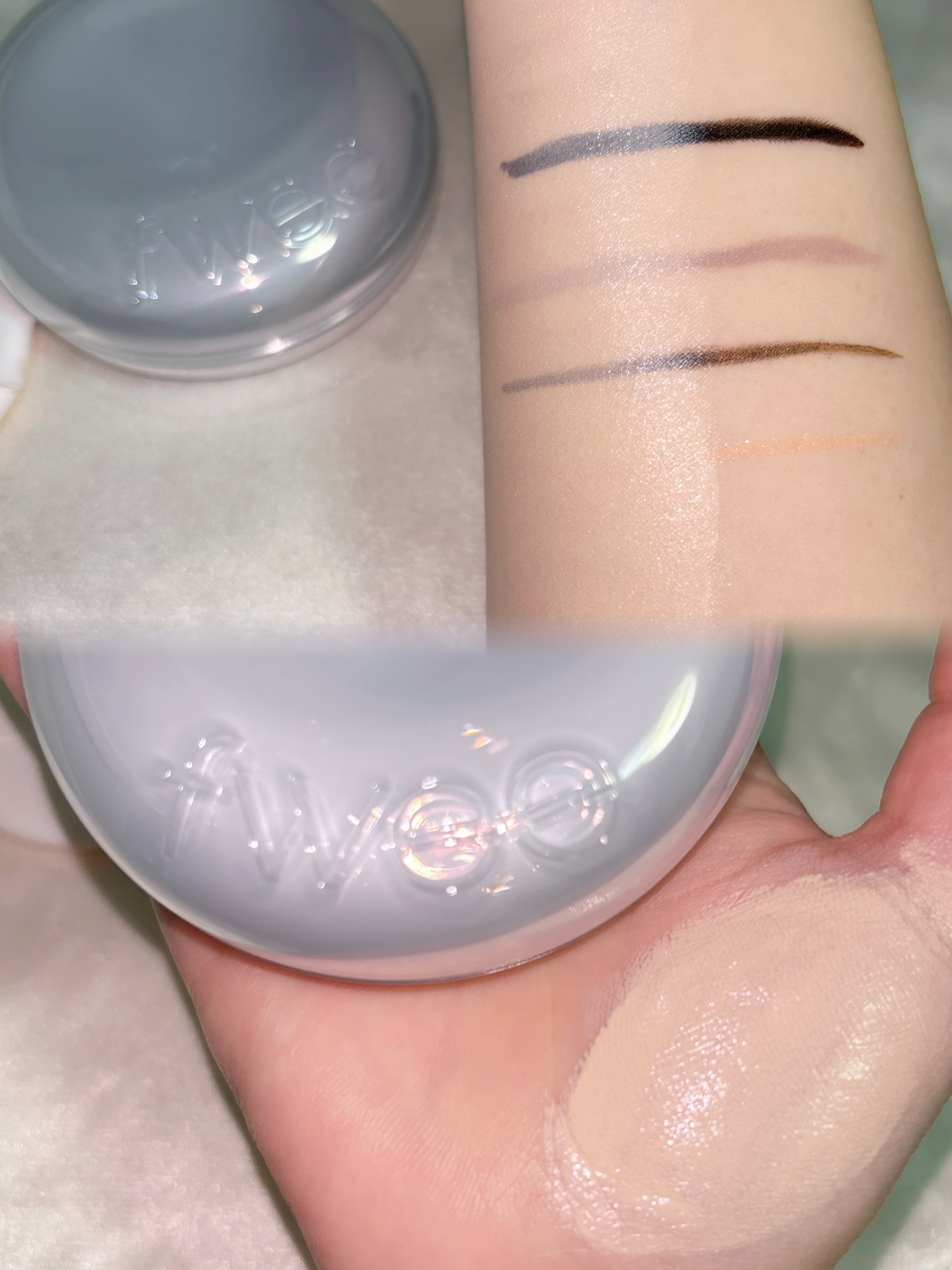 フィー クッションガラスオリジナル/fwee/クッションファンデーションを使ったクチコミ（3枚目）