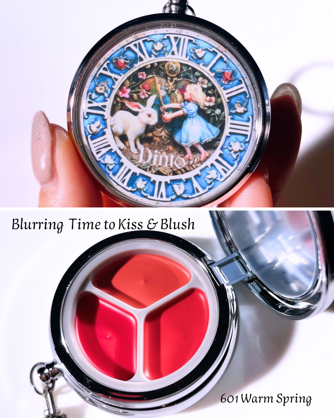 グローイングタイムトゥーキスアンドブラッシュ/Dinto/口紅を使ったクチコミ（2枚目）