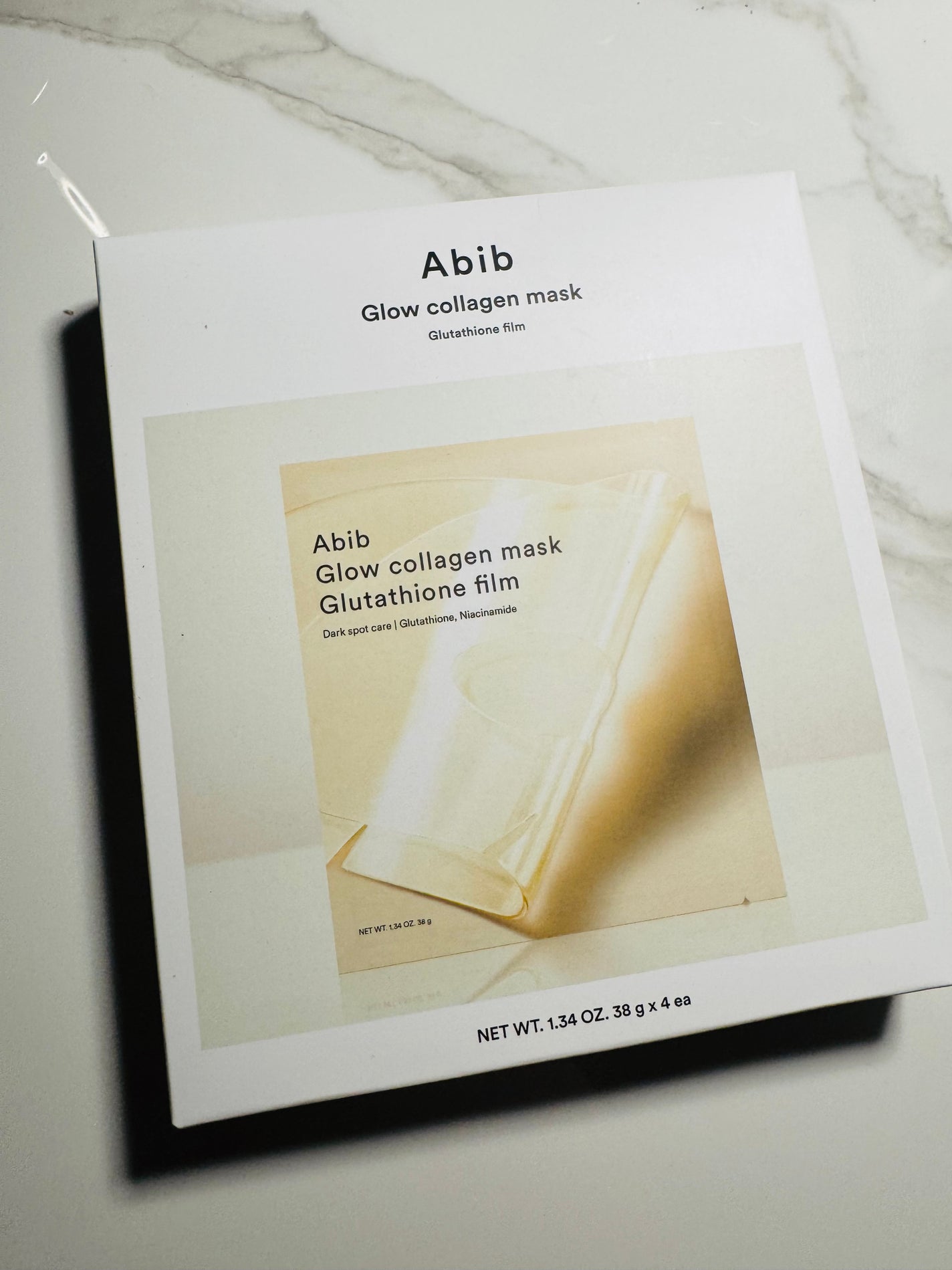 グルタチオンフィルムコラーゲンマスク/Abib /シートマスク・パックを使ったクチコミ(1枚目)