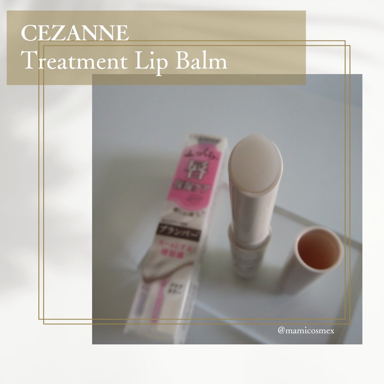 トリートメントリップバーム/CEZANNE/口紅・グロス・リップライナー・リップケアを使ったクチコミ(1枚目)