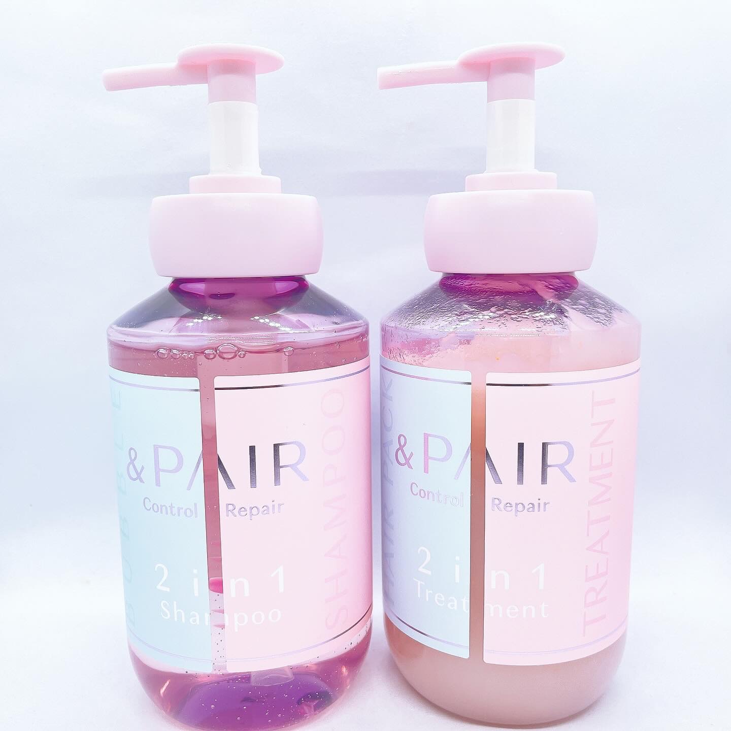 アンドペア コントロール リペア 2in1 シャンプー＆ヘアトリートメント/&PAIR/市販シャンプーを使ったクチコミ（1枚目）