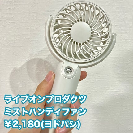 ライフオンプロダクツ ミストハンディファン/ライフオンプロダクツ/その他を使ったクチコミ(2枚目)