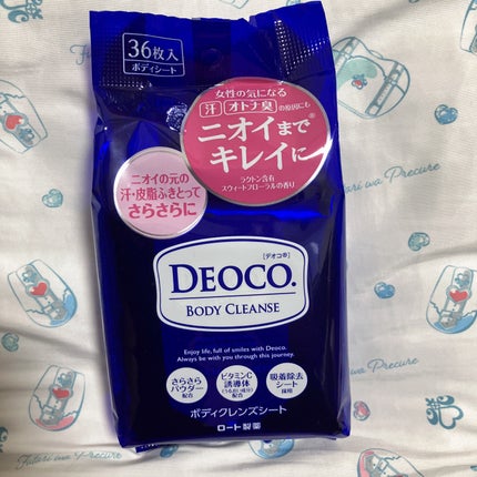 ボディクレンズシート/DEOCO(デオコ)/ボディシートを使ったクチコミ(1枚目)