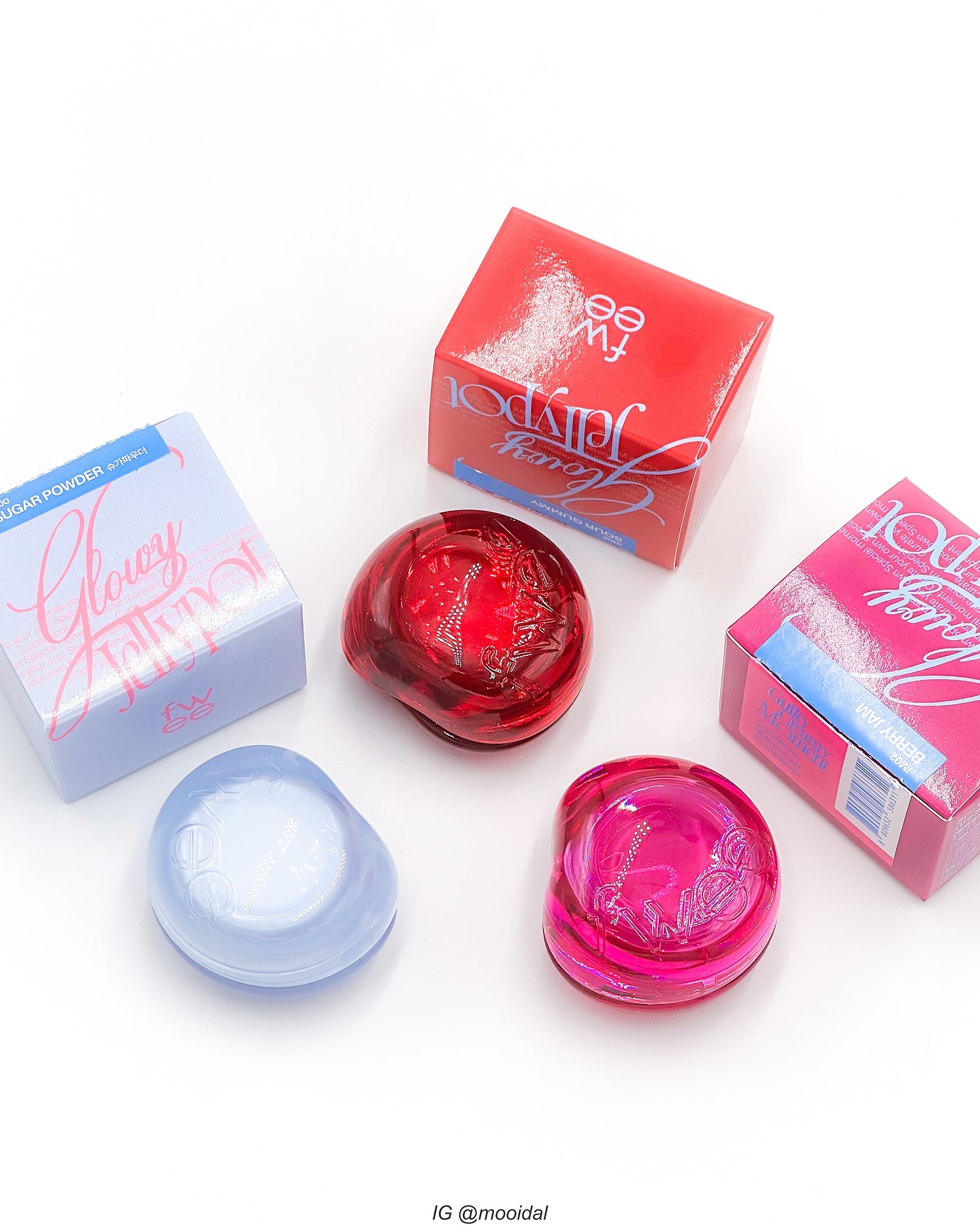 フィー リップアンドチーク グローイジェリーポット JR02 サワーグミ/fwee/リップグロスを使ったクチコミ（2枚目）