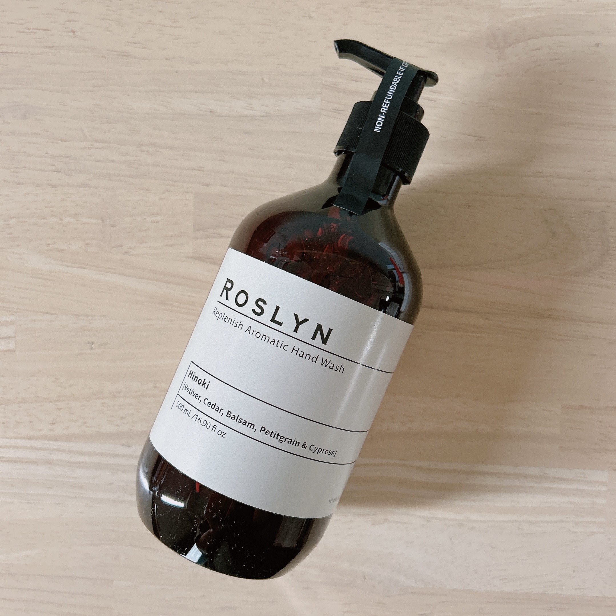 アロマティックハンドウォッシュ/ROSLYN/ハンドソープを使ったクチコミ（1枚目）