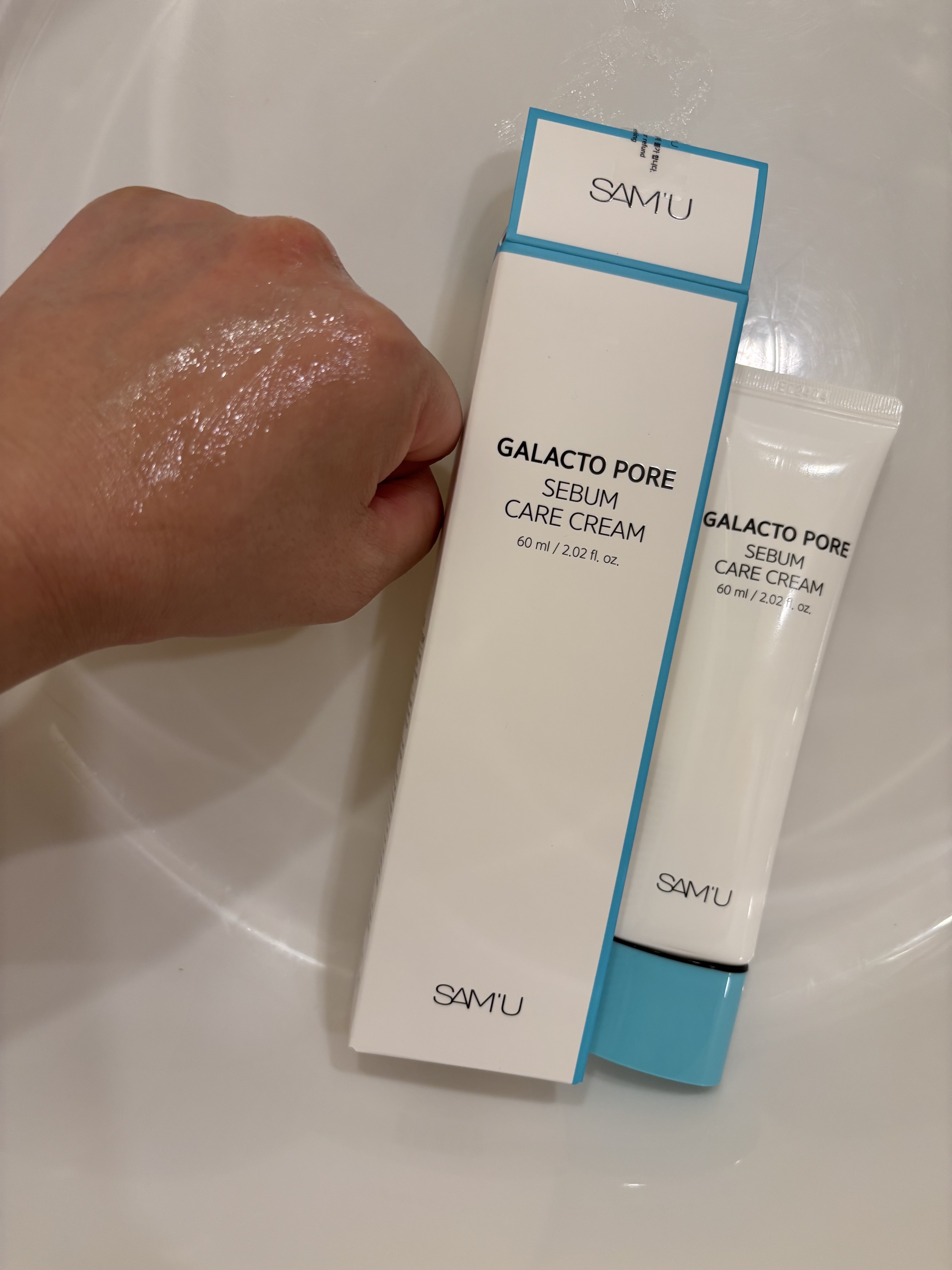 サミュ ガラクトポア セバムケアクリーム/SAM'U/フェイスクリームを使ったクチコミ（3枚目）