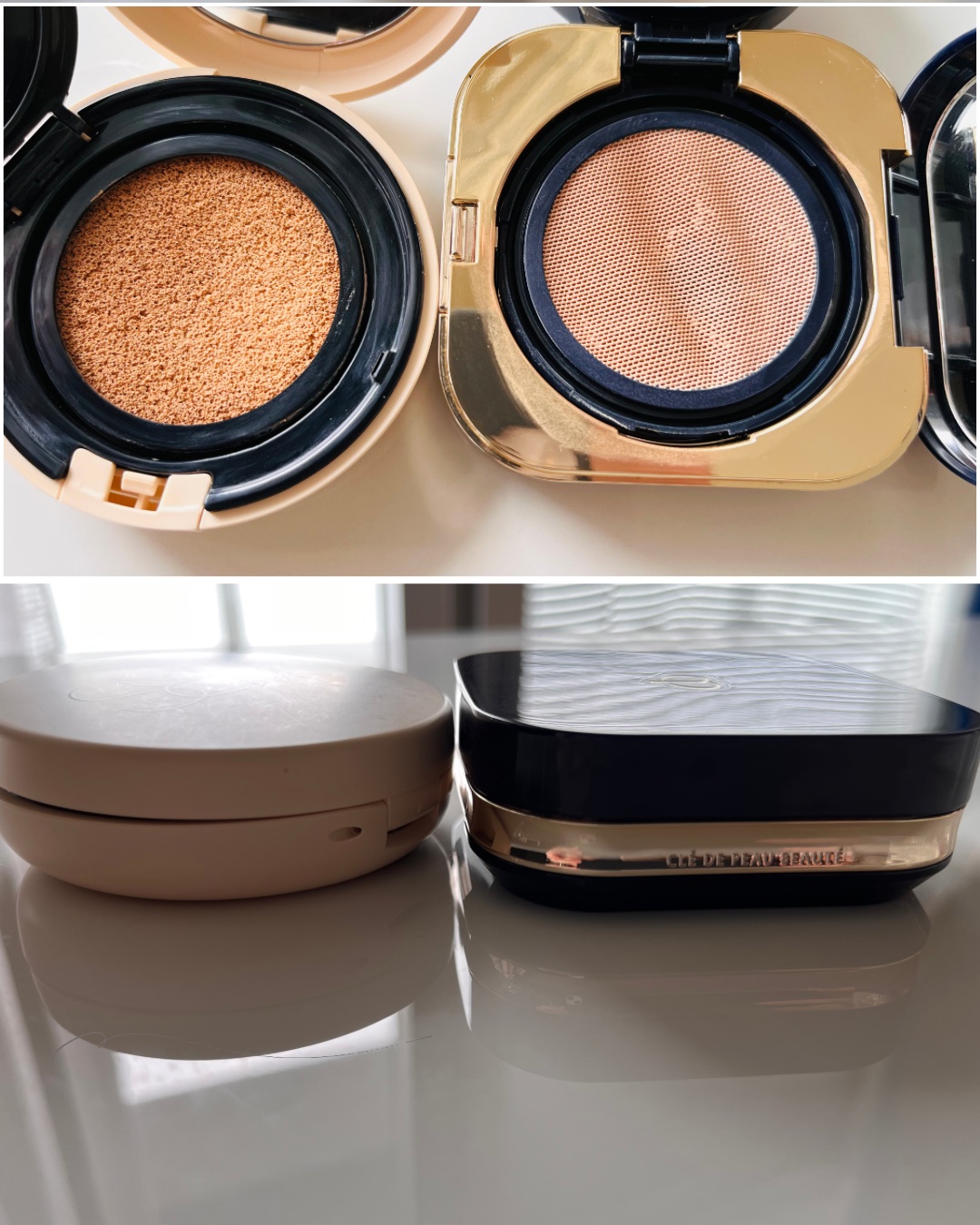 ピュアラディアントプロテクション アクアティックグロー クッションファンデーション SPF50+／PA+++ 00507/NARS/クッションファンデーションを使ったクチコミ（2枚目）