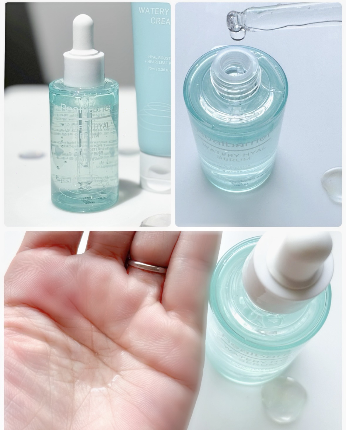 ウォータリー ヒアル セラム/Real Barrier/美容液を使ったクチコミ（2枚目）