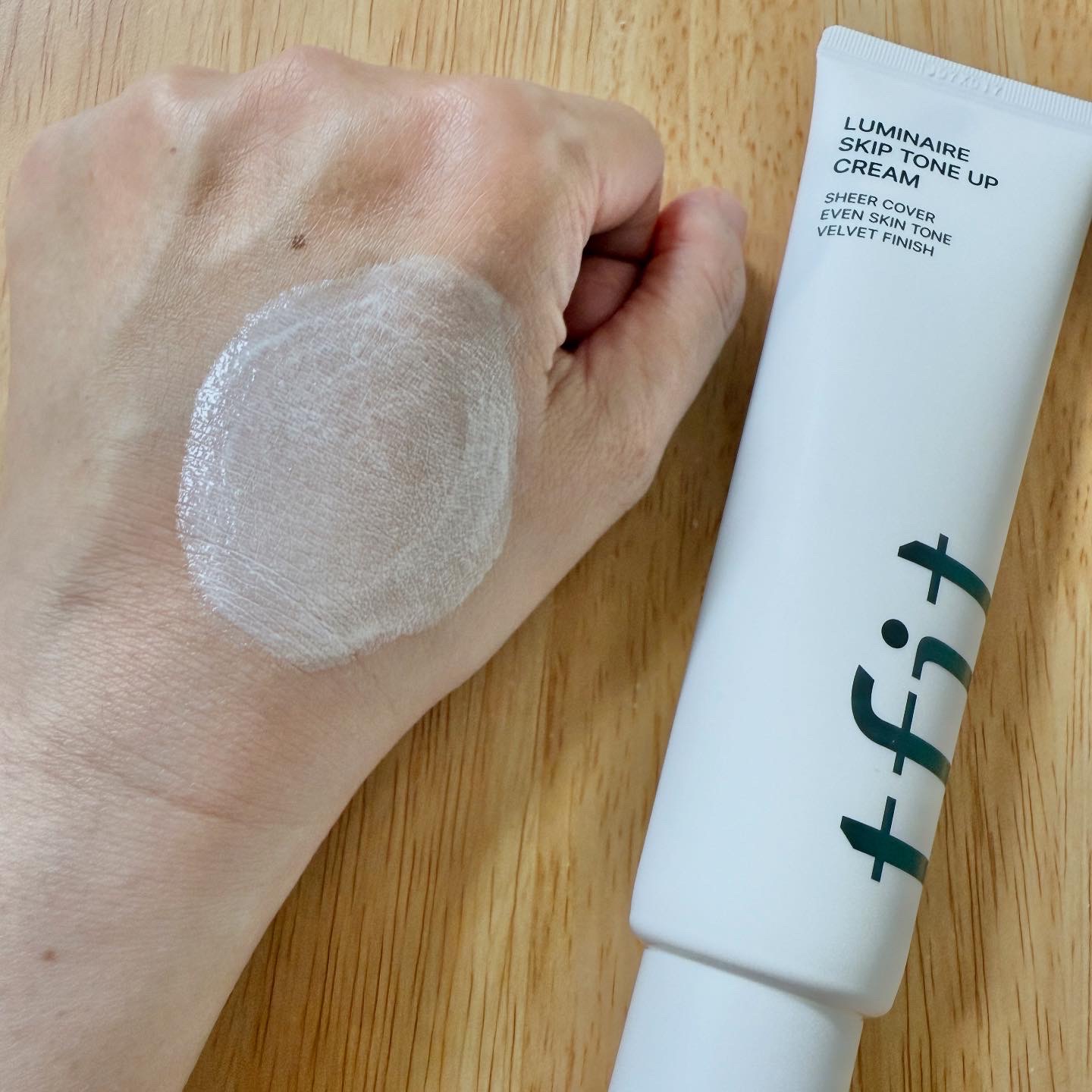 ルミネールスキップトーンアップクリーム/TFIT/化粧下地を使ったクチコミ（3枚目）